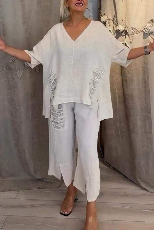 Gladys | Elegant Two-Piece Summer Set for the Sunny Days