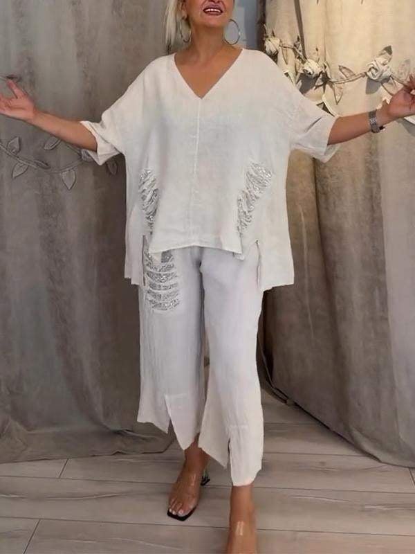 Gladys | Elegant Two-Piece Summer Set for the Sunny Days