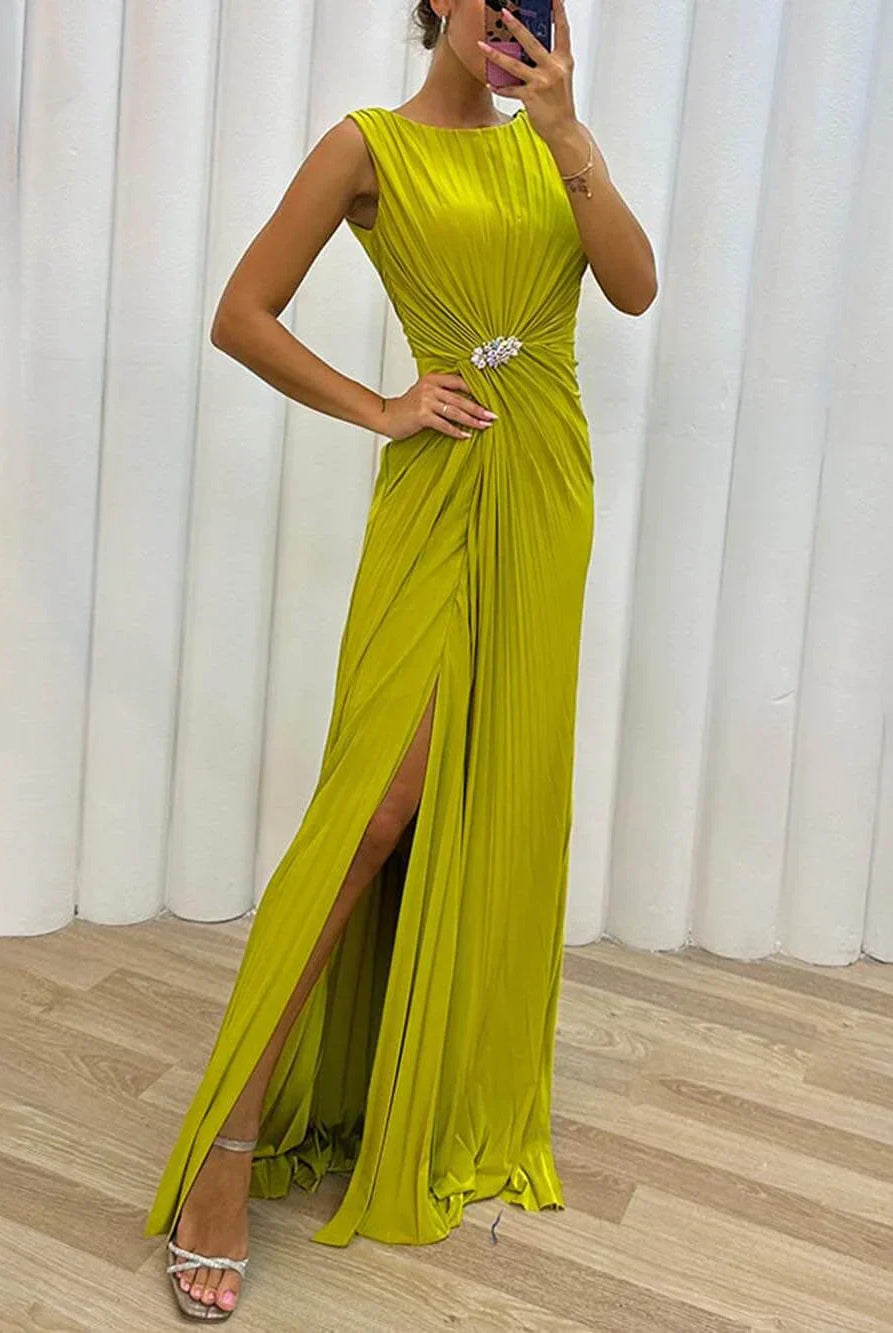 Gail | Elegant High Collar Dress