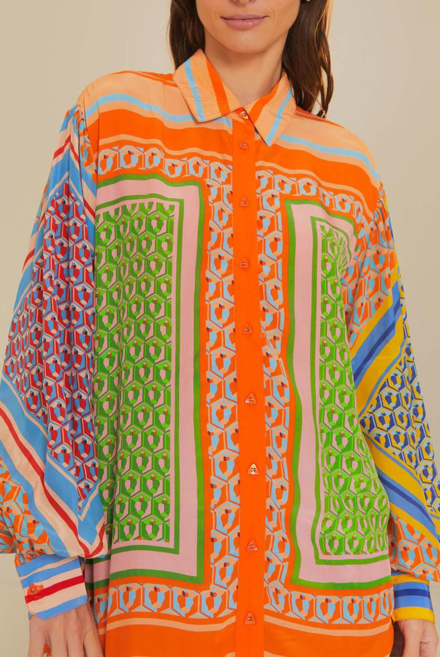 Yolanda | Tropical Look Colorful Unique Shirt