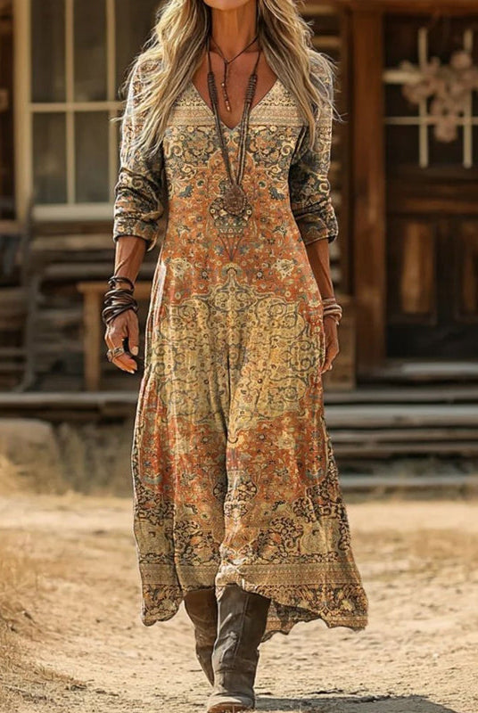 Jessy | Vintage-Inspired Long Sleeve Casual Dress