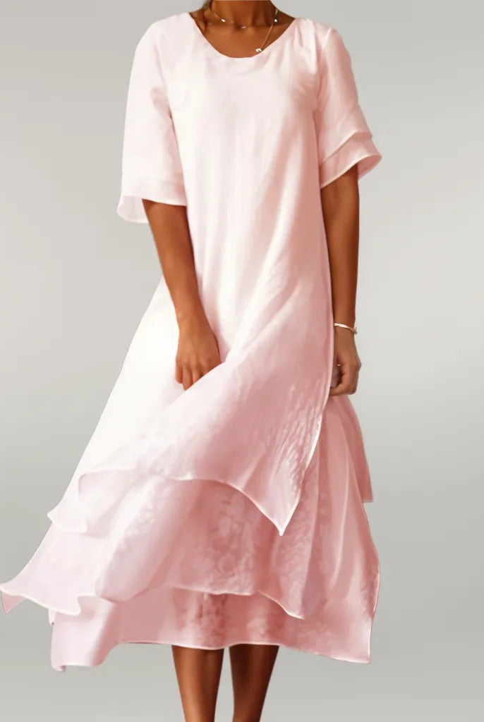 Mariam | Elegant Cotton Long Dress