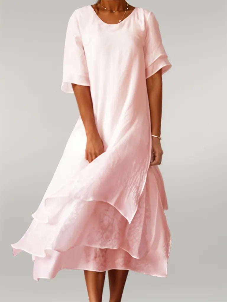 Mariam | Elegant Cotton Long Dress