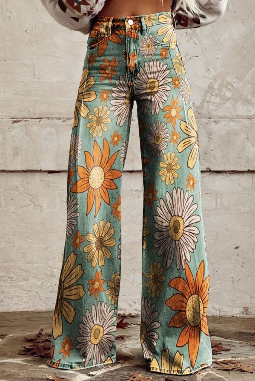 Delores | Palazzo Pants Floral