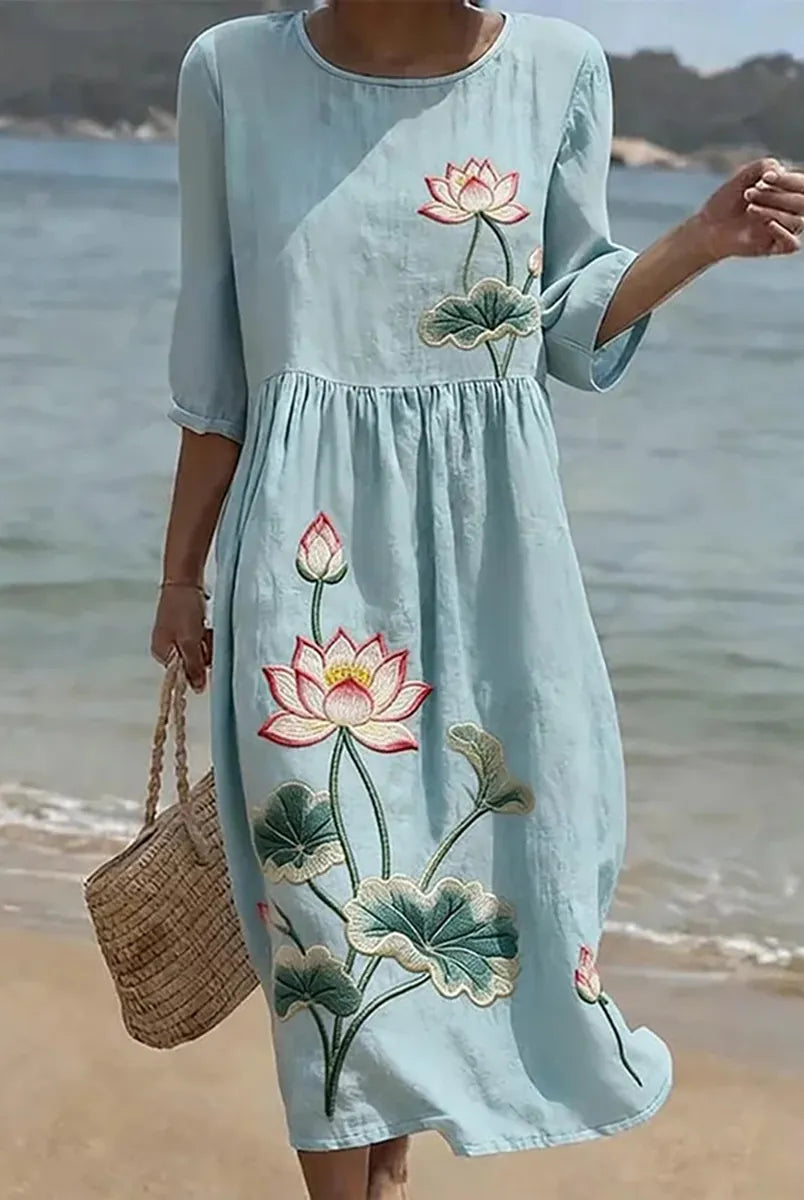 Rita | Elegant Floral Dress