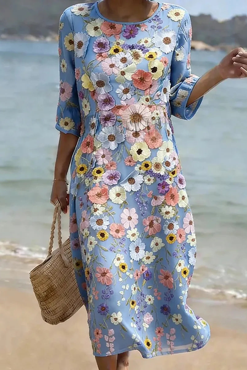 Renee | Elegant Floral Dress