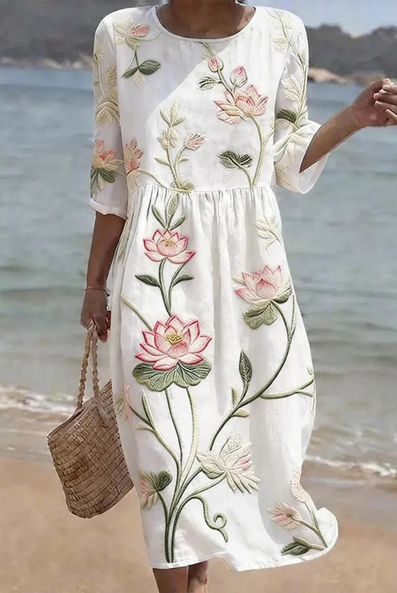Laila | Elegant Floral Dress