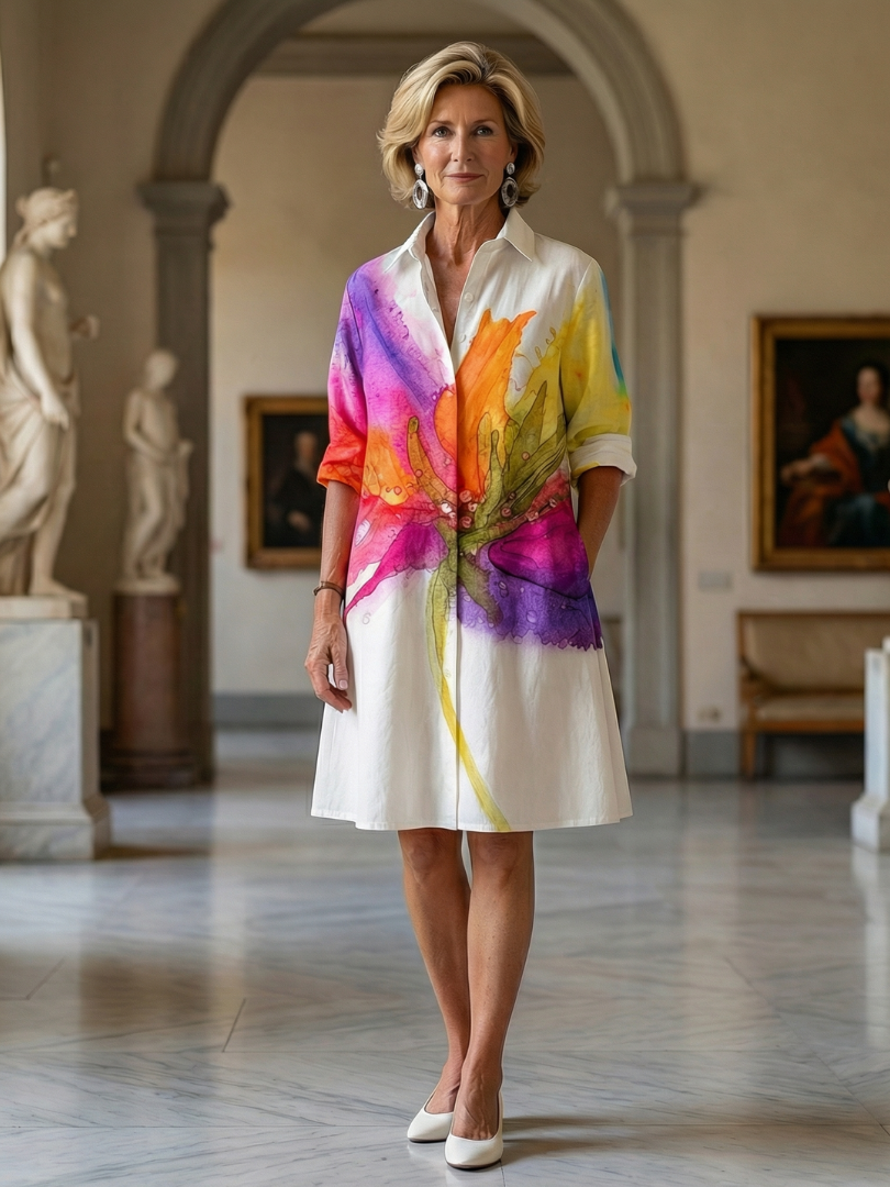 Lovely | Painted Garden Dress