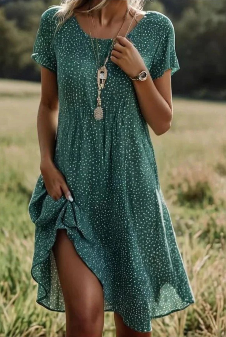 Judi | Luxury Midi Dress with Modern Elegance