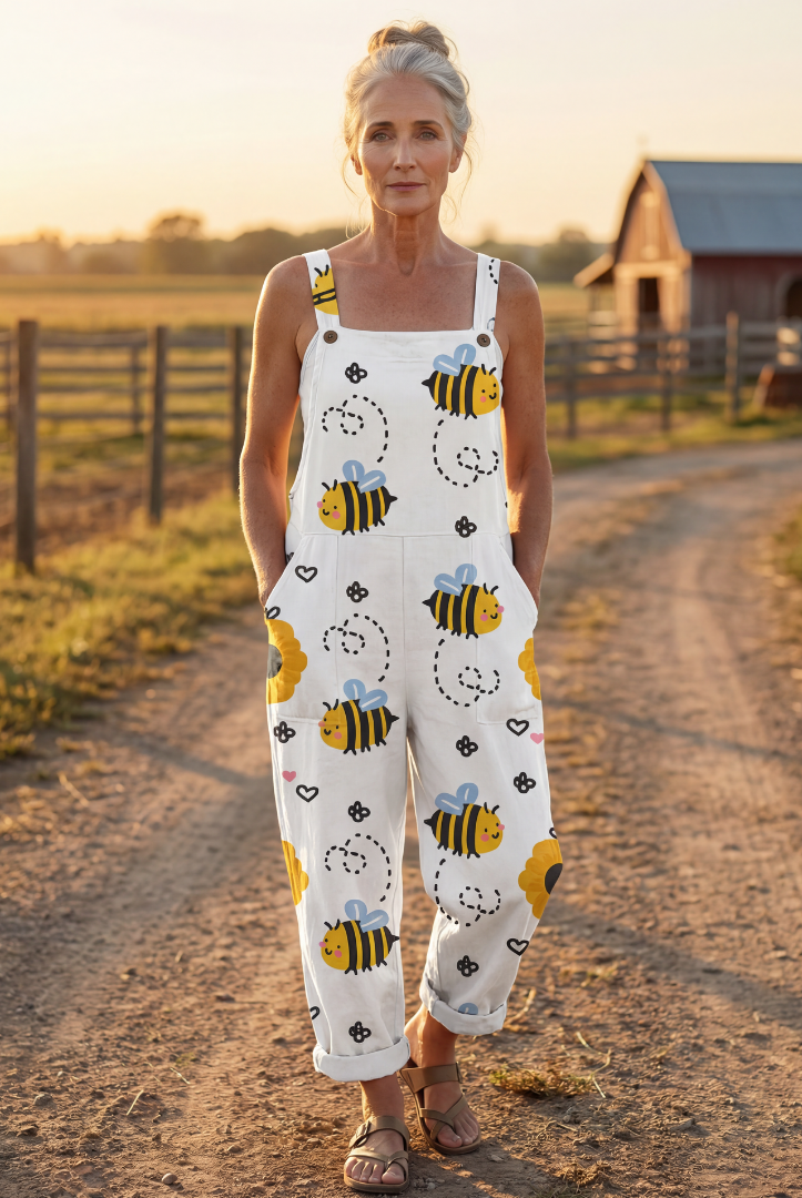 Lori | Bee Flower Jumpsuit