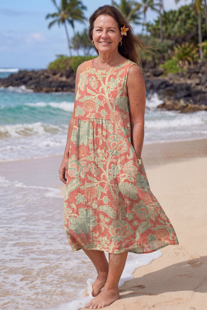 Diane | Beach Midi Dress