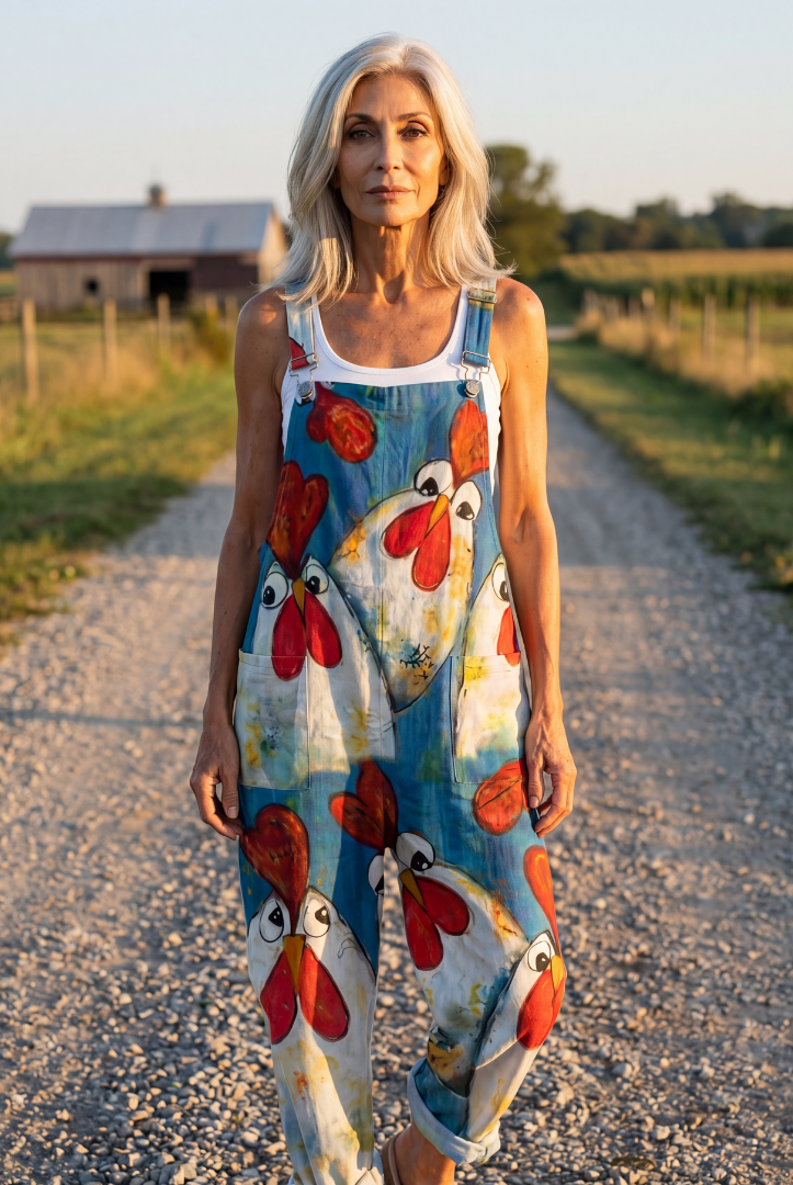 Veronica | Playful Motif Jumpsuit