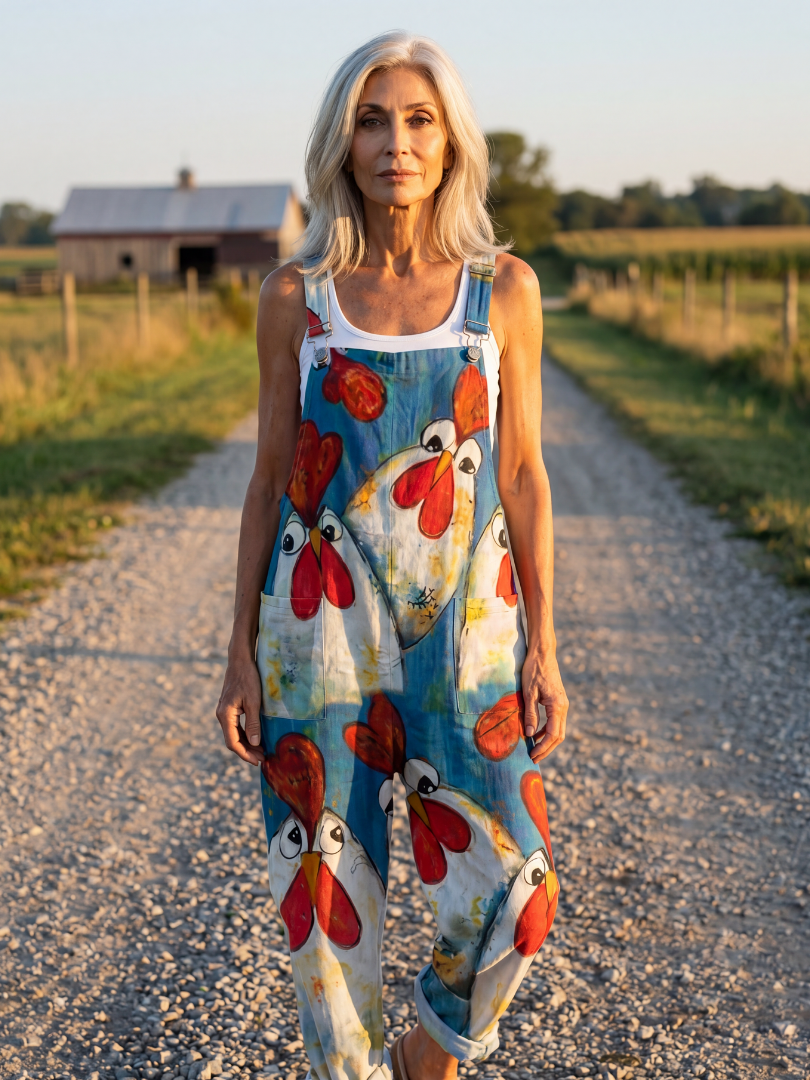 Veronica | Playful Motif Jumpsuit