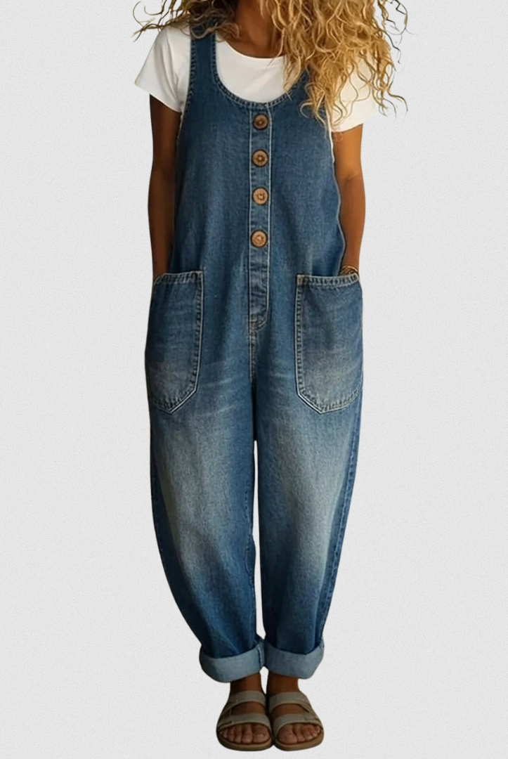 Aileen | Vintage Denim Jumpsuit