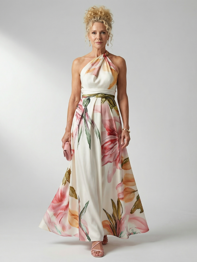 Janeth | Light Floral Maxi Dress