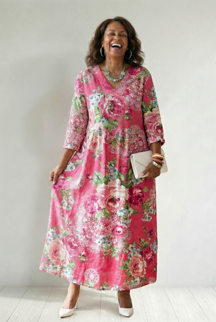 Bernice | Garden Bloom Midi Dress