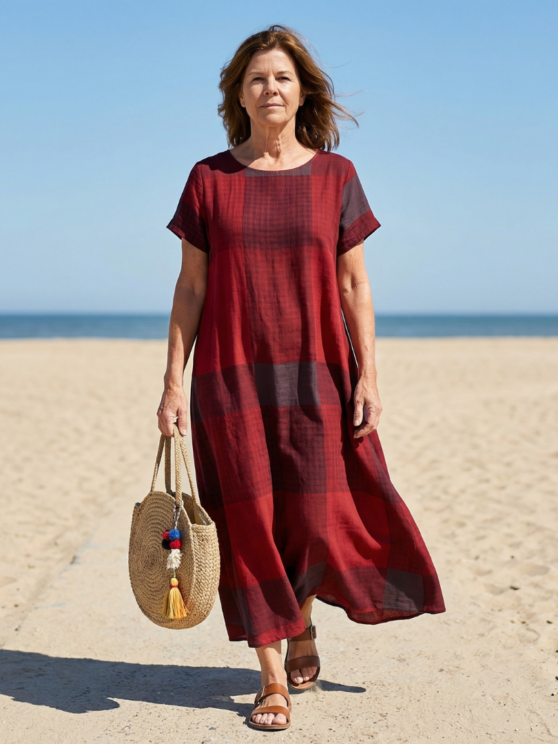 Kenia | Relaxed Line Midi Dress