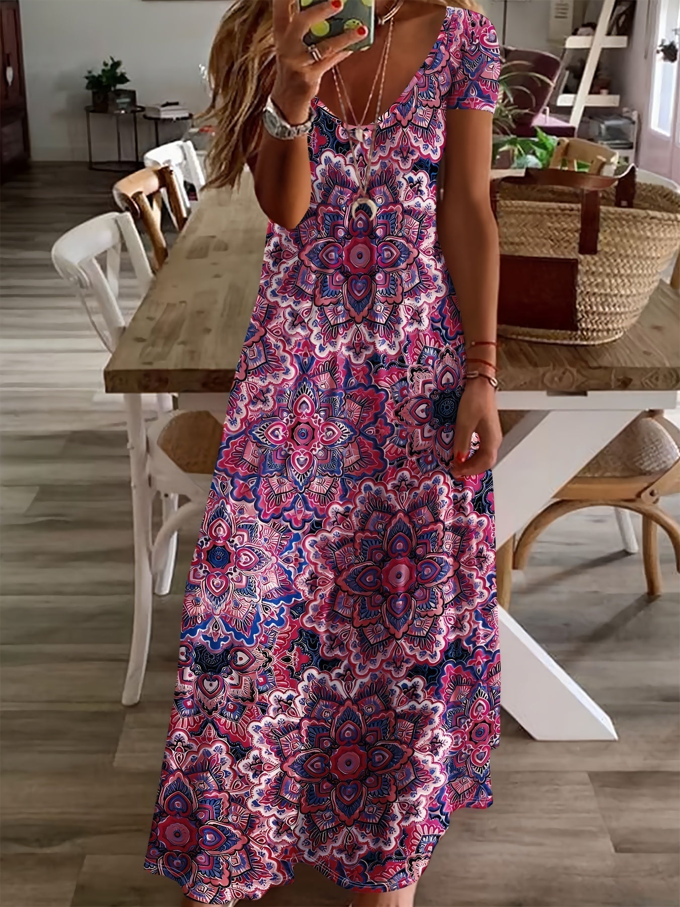 Carole | Artistic Tummy-Flattering Dress