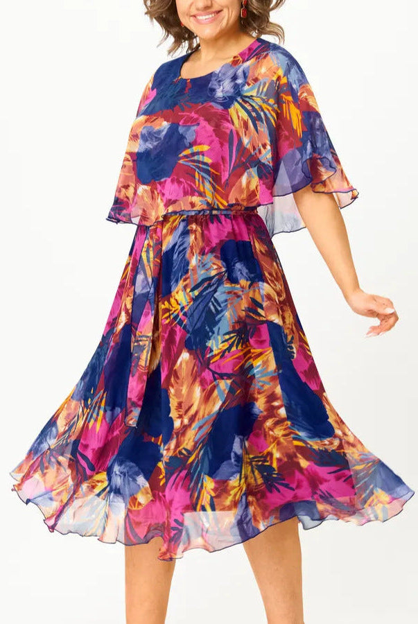 Maira | Plus Size Chiffon Dress