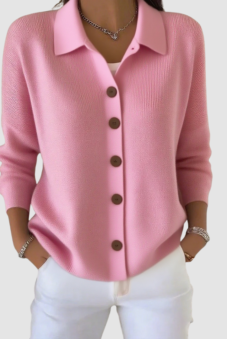 Lorena | Button-Up Knit Cardigan