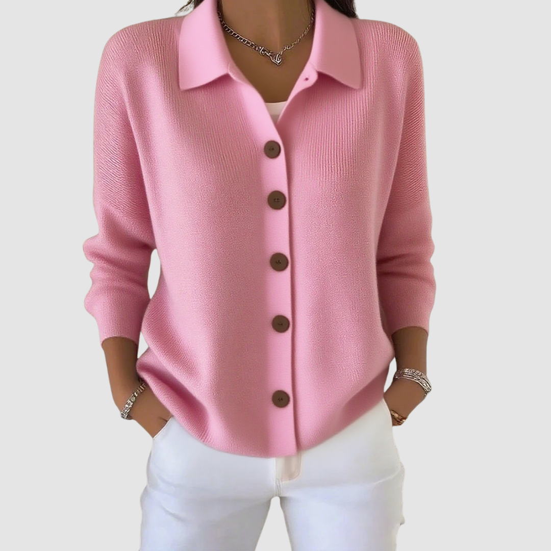 Lorena | Button-Up Knit Cardigan