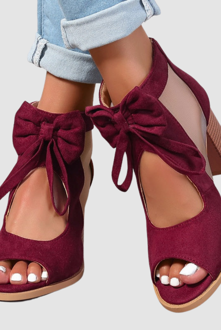 Rafaela | Bow Charm Orthopedic Heels