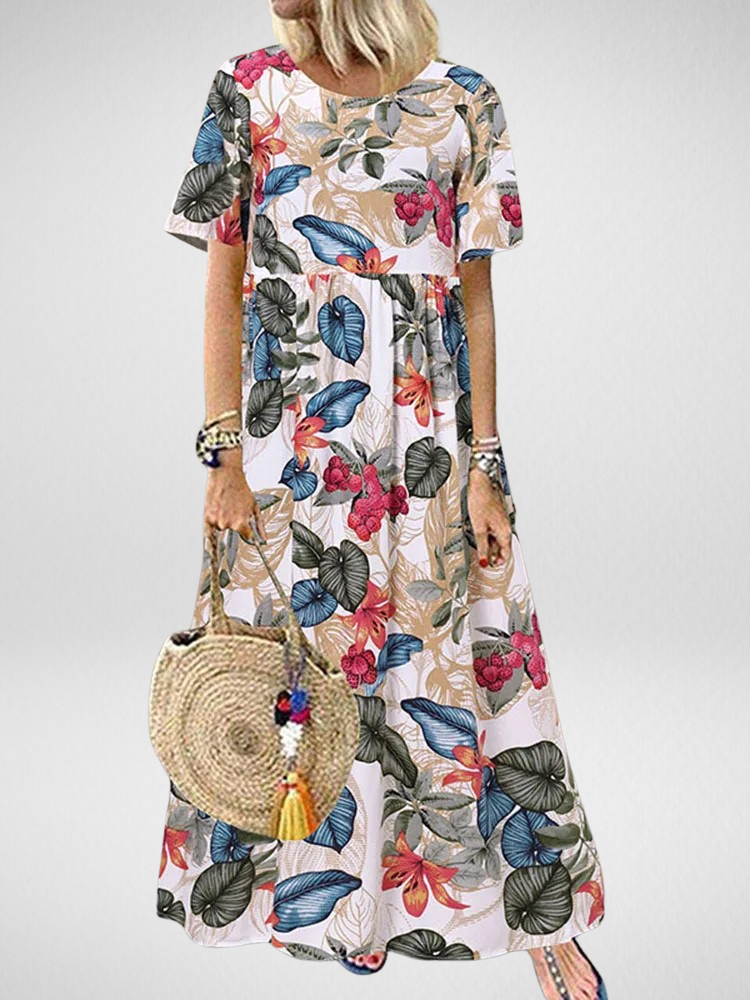 Debby | Boho Floral Maxi Dress