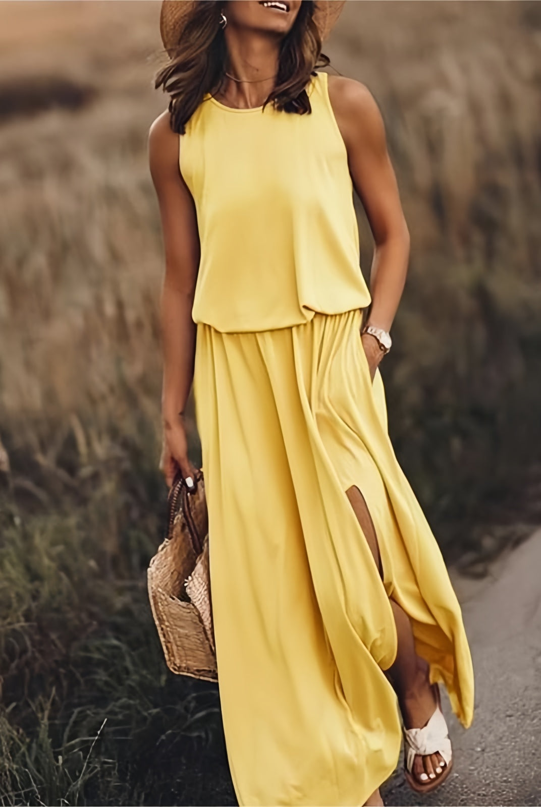 Trisha | Sleeveless Maxi Gown