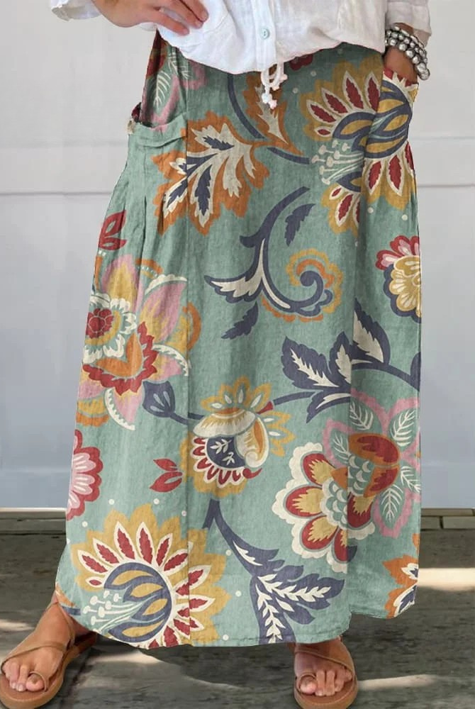 Chrissy | Wildflower Pocket Skirt