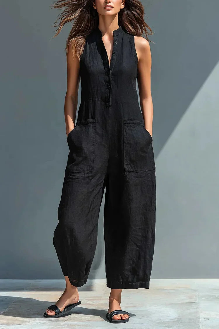 Anahi | Elegant Linen Jumpsuit