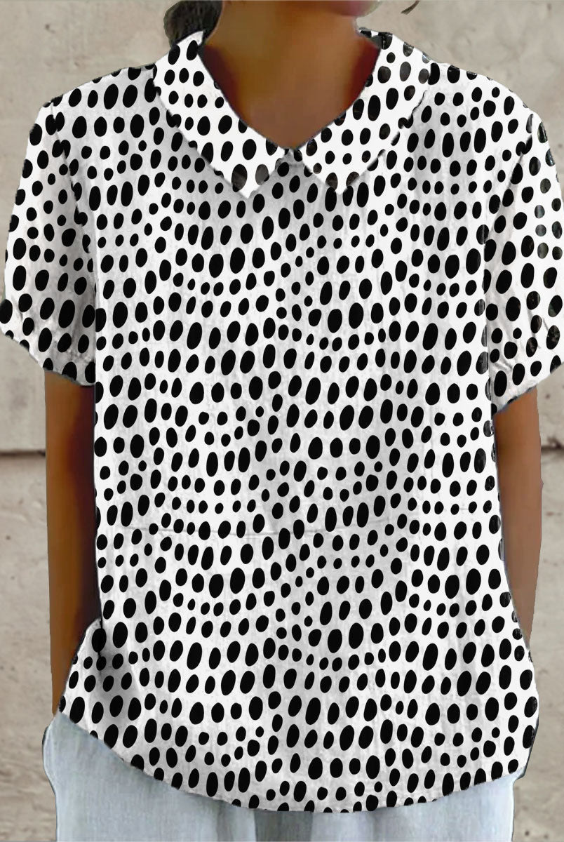 Kaylee | Polka Dot Print Shirt