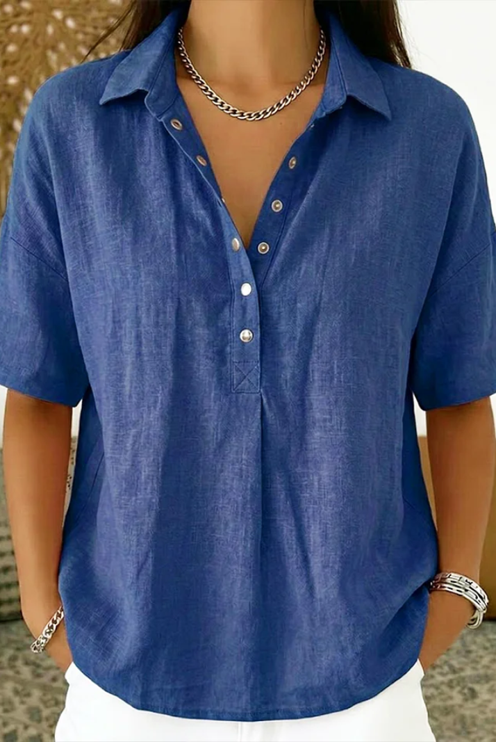 Margarita | Blouse with Collar and Button
