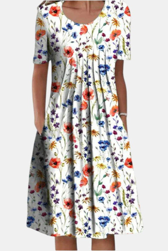 Aileen | Cotton Tummy Coverage Dress