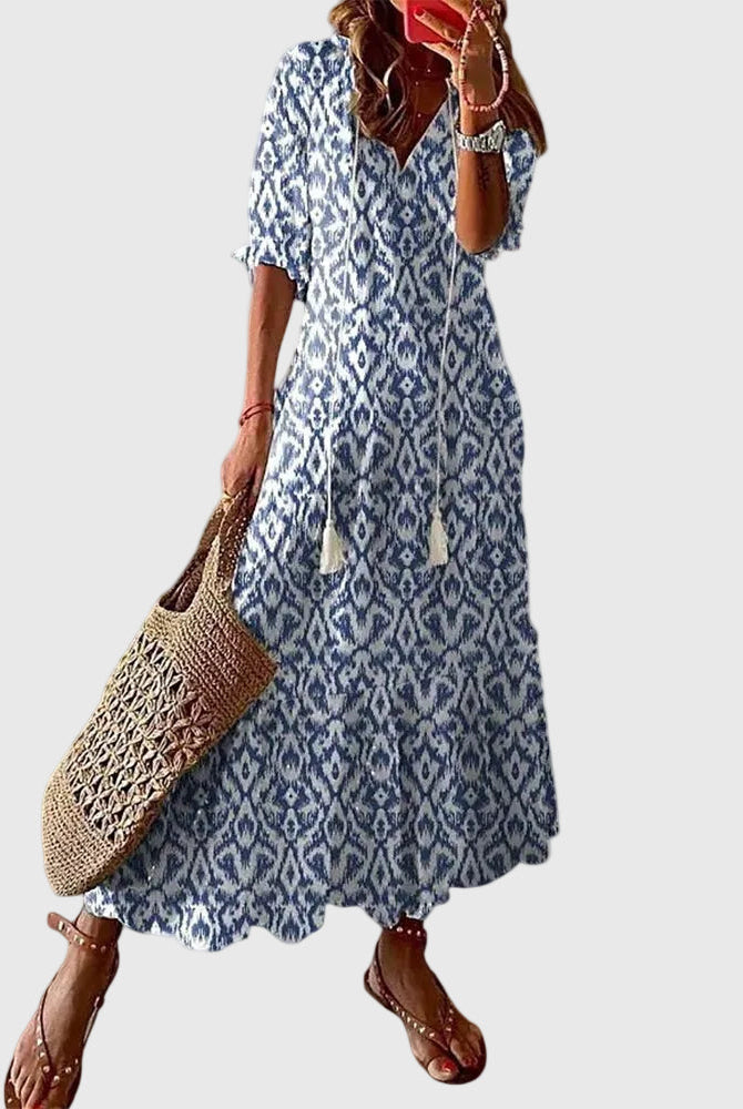 Maddy | Boho Vintage Summer Maxi Dress