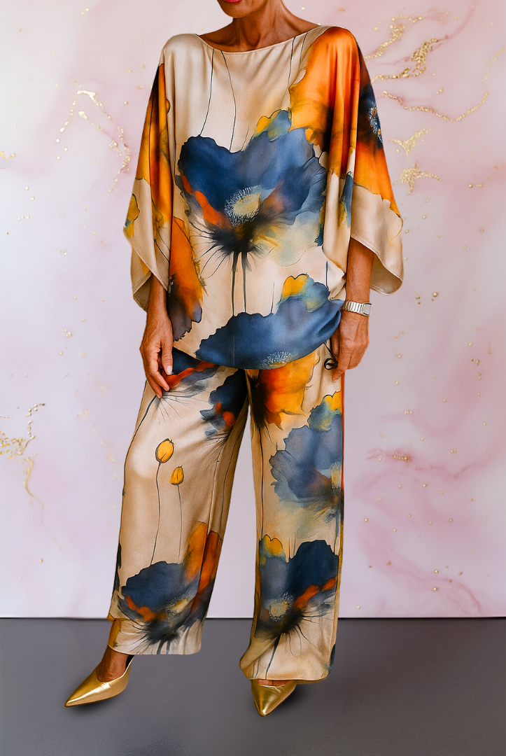 Niki | Satin Two-Piece Women's Set