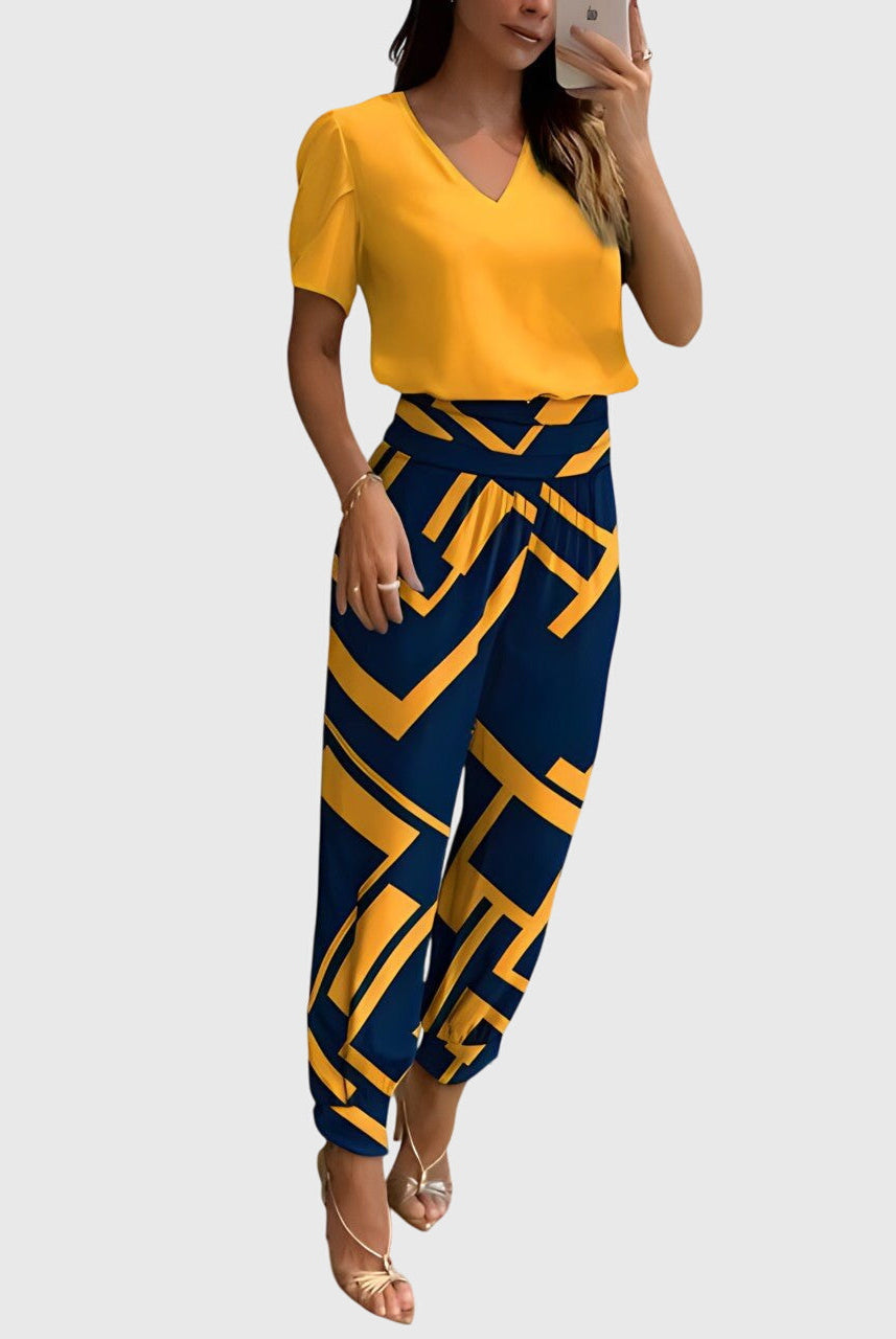 Irina | Stylish Blouse and Pants Set
