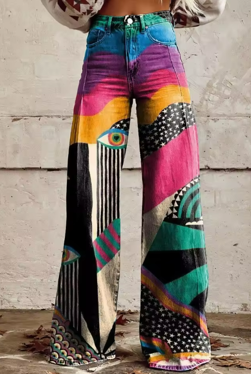 Jenifer | Flared Pants Boho Chic