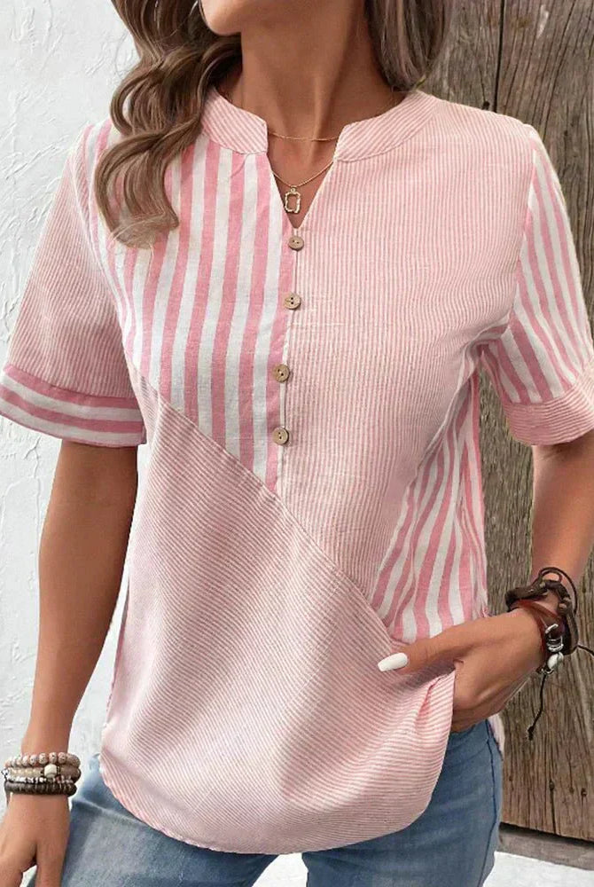 Priya | Soft Striped Blouse