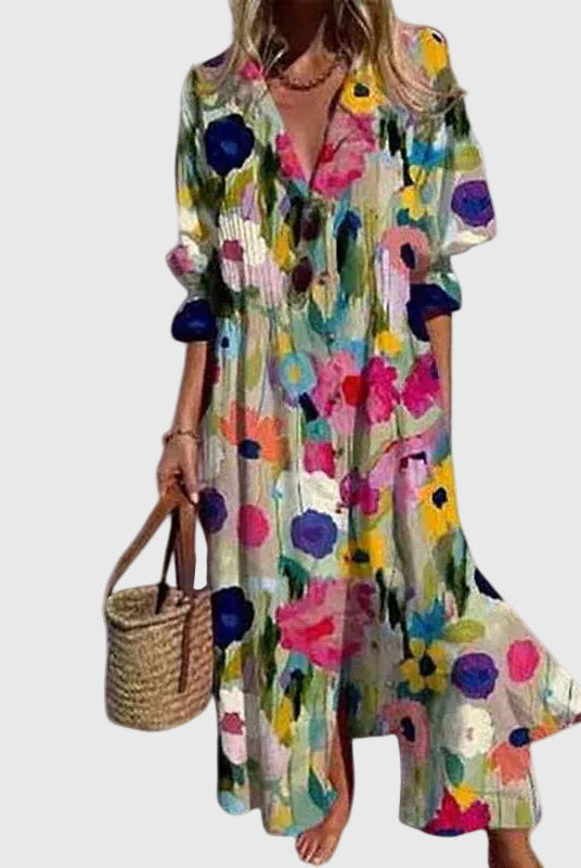 Jenifer | Elegant Bohemian Maxi Dress
