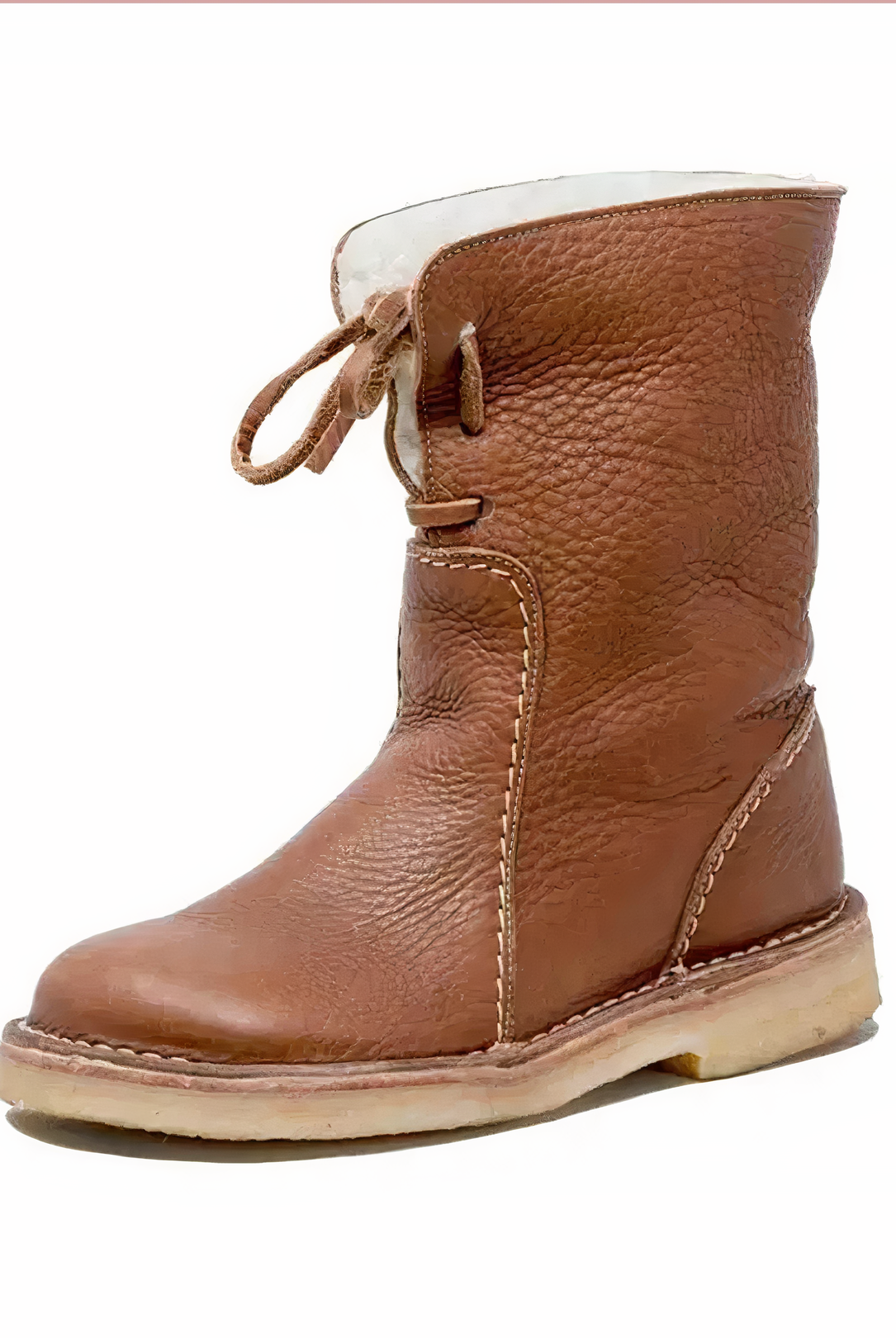 Evelin | Casual Leather Mid-Calf Boots