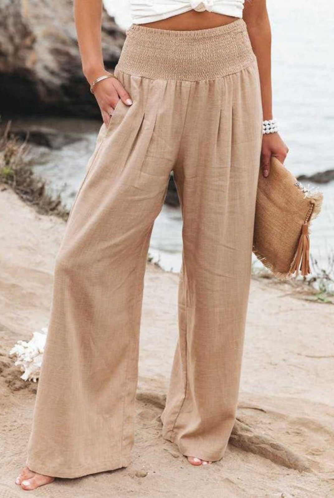 Juana | Remi Wide-Leg Linen Trousers