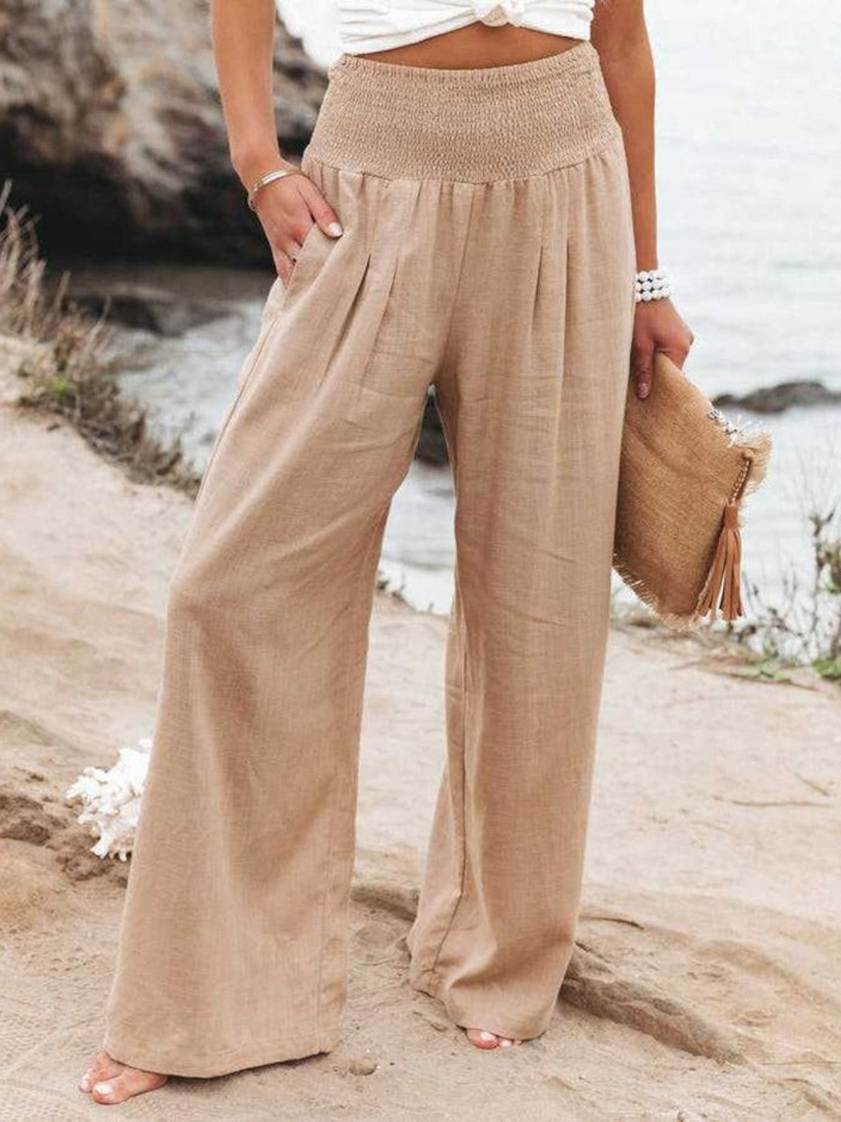 Juana | Remi Wide-Leg Linen Trousers