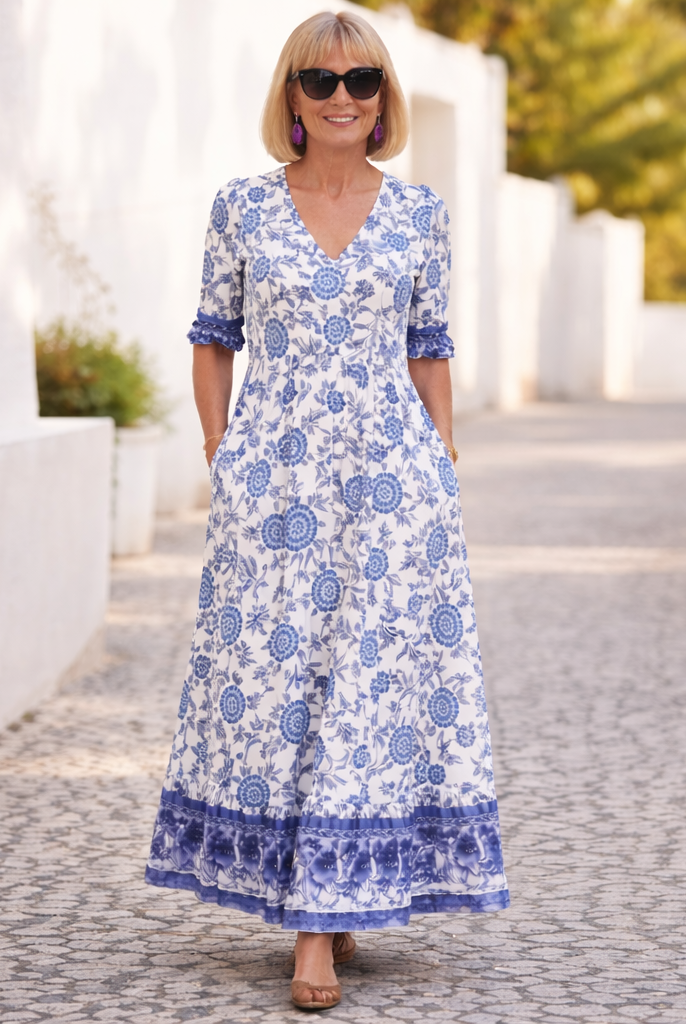 Ciara | Elegant Floral Dress with a Breezy Vibe