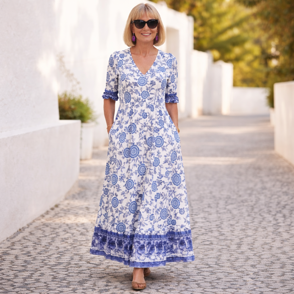 Ciara | Elegant Floral Dress with a Breezy Vibe