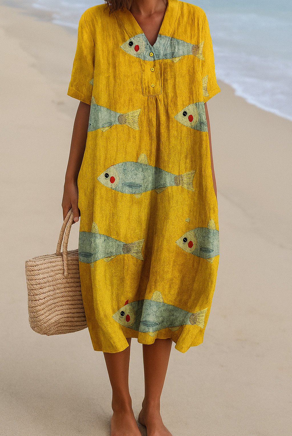 Mimi | Artistically Inspired Cotton Dress
