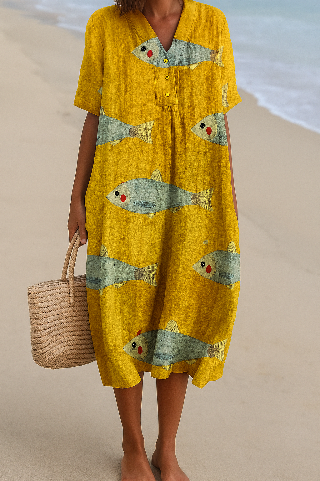 Rebeca | Artistically Inspired Cotton Dress