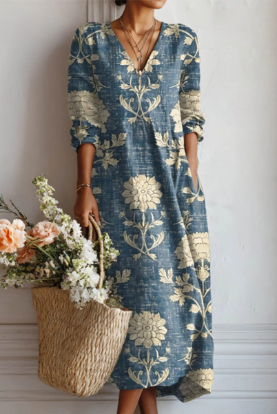 Gail | Playful Linen Dress