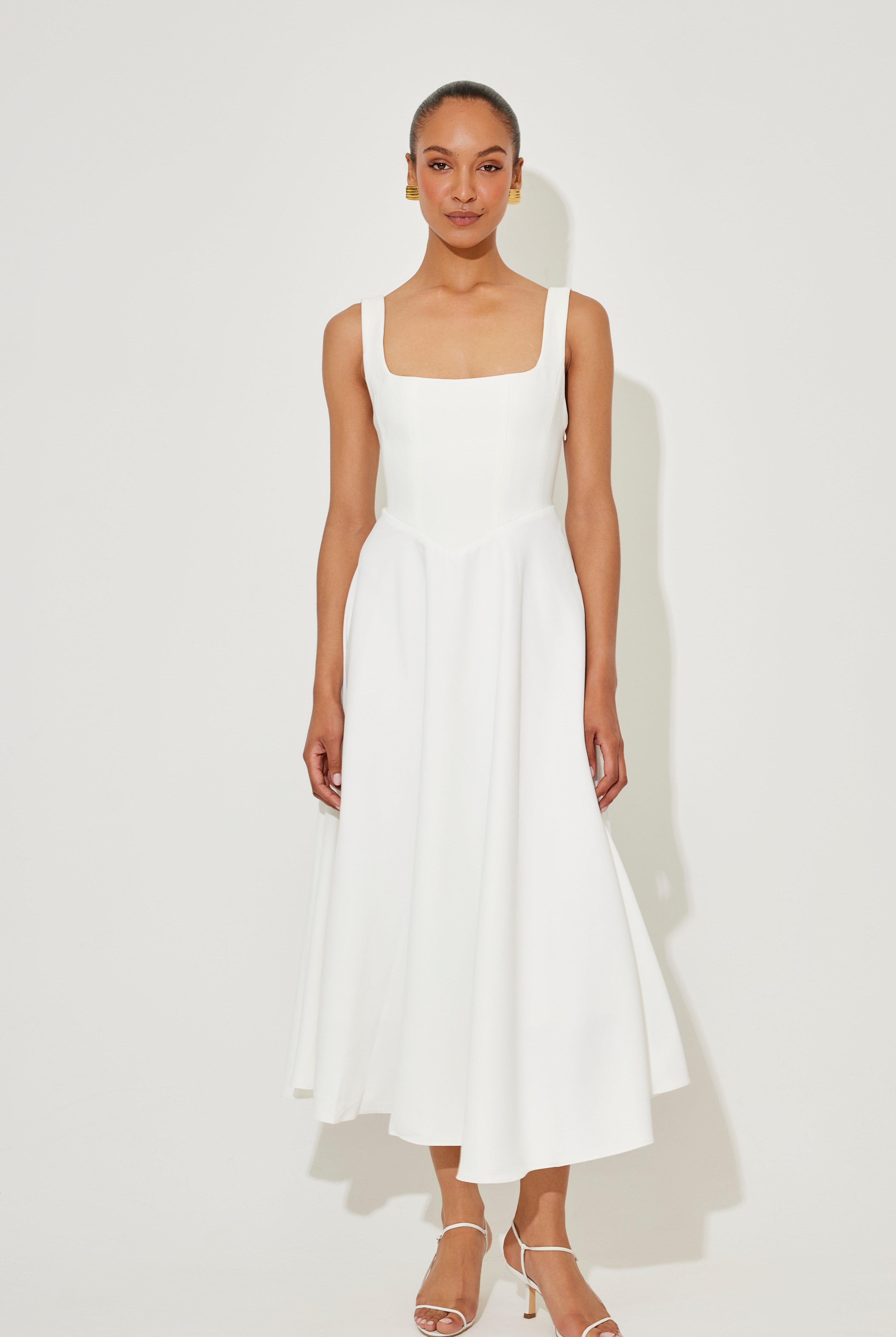 Graciela | Elegant Midi Flow Dress