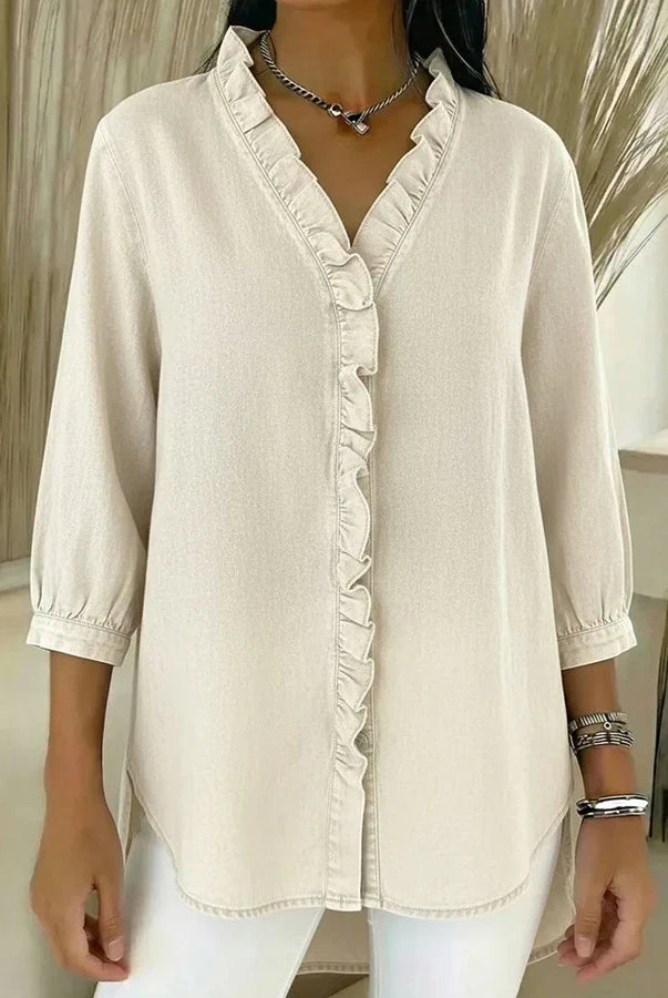 Margo | Elegant Denim Blouse