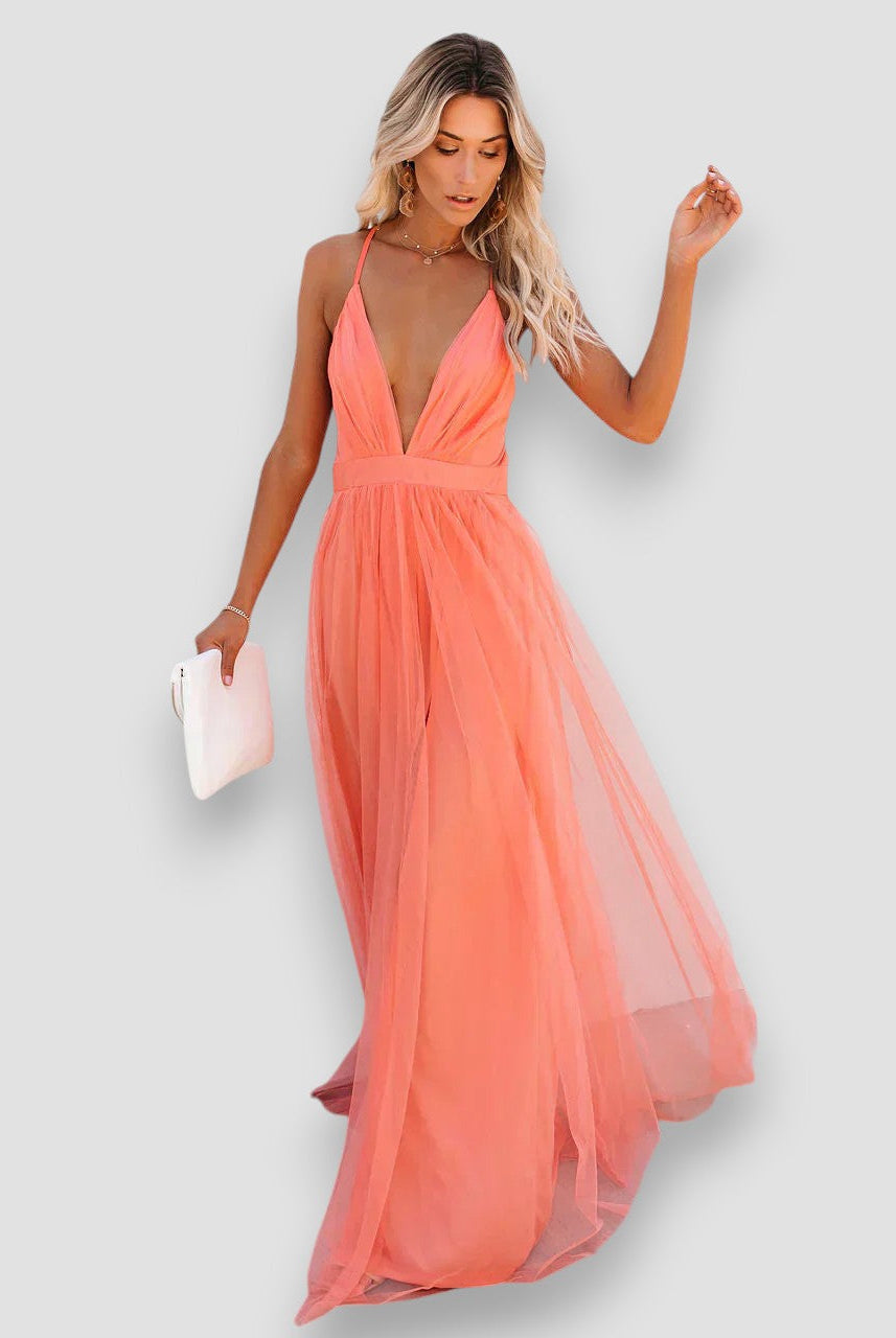 Gabby | Coastal Bloom Maxi Dress
